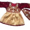 Baby Girl Vellvet Net Pasni Dress