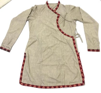 Men Designer Khaki Daura Suruwal