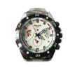 white dial silver watch
