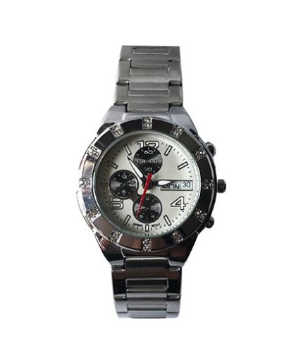 white dial multi-function women watch