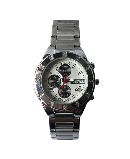 white dial multi-function women watch