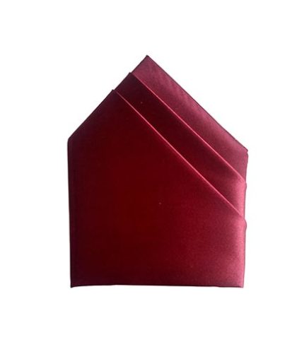 Maroon Pocket Square