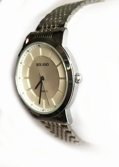 bolano white dial watch