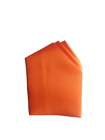 Orange Pocket Square