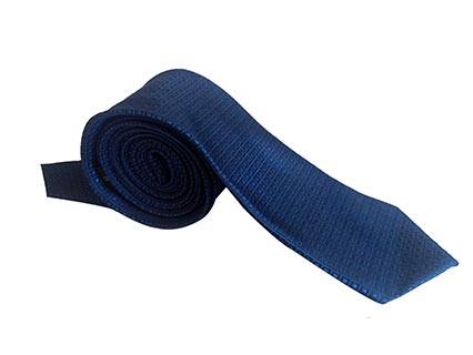 blue dotted design tie