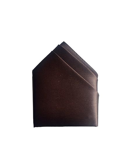 Dark Brown Pocket Square