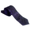 blue check men tie
