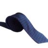 blue dotted design tie