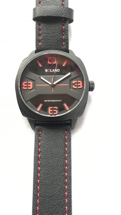 bolano black fashion watch