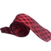Red & Black Check Tie