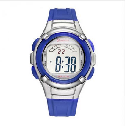 sea blue digital watch