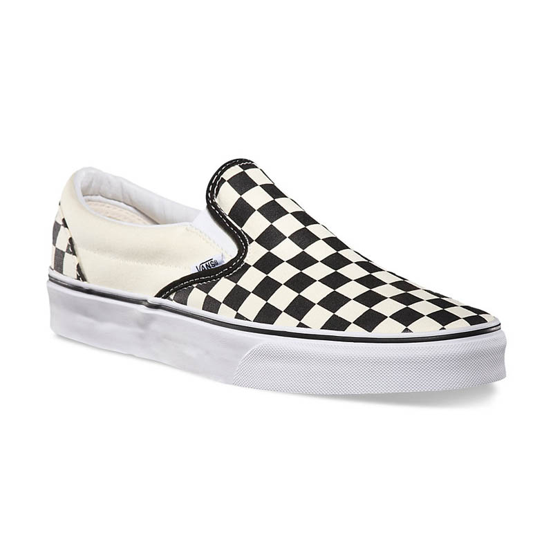 Vans Classic Slip-On - Black and white check - KAPADAA.COM