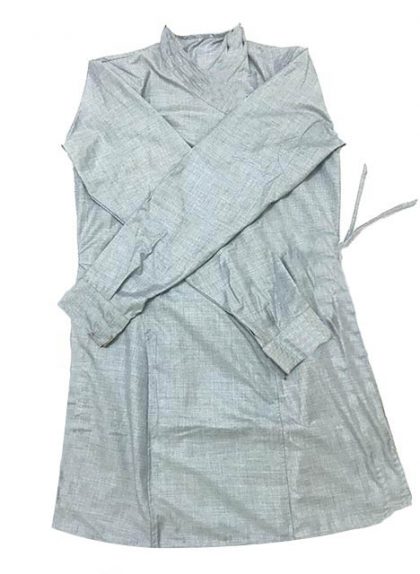 Men Plain Silver Grey Daura Suruwal