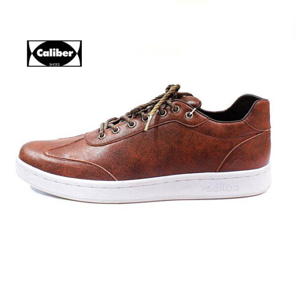 Caliber Men Casual Lace Up Sneaker - Brown