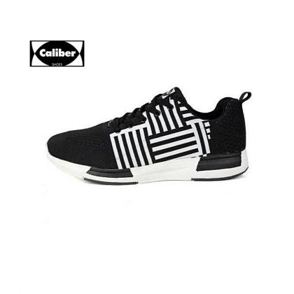 Caliber Men Sport Shoes - Black & White