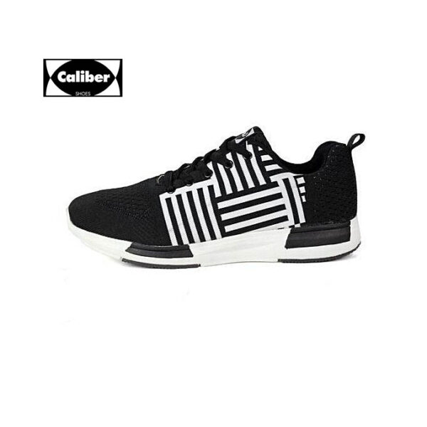 Caliber Men Sport Shoes - Black & White