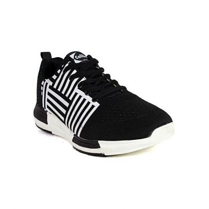 Caliber Men Sport Shoes - Black & White