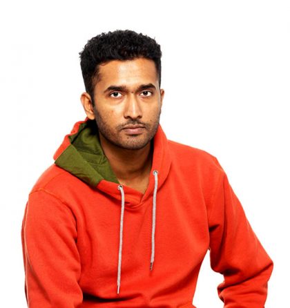 Orange Pullover Hoodie With Mask
