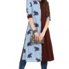 Animal Printed A-line Kurtis