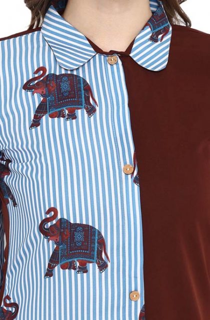 Animal Printed A-line Kurtis