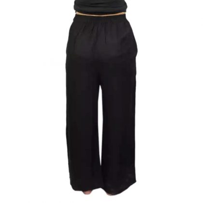 Women Black Drawstring palazzo