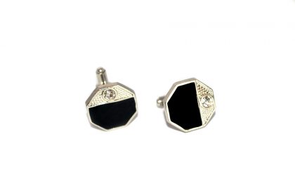 luxury hexagonal cufflinks