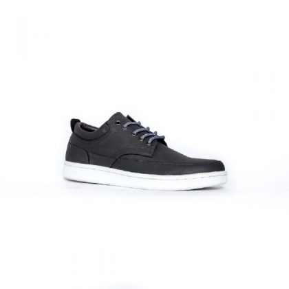Caliber Men Casual Oil Pull Leather Shoes - Grey