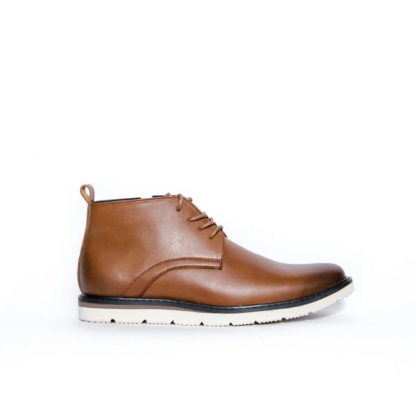 Caliber Men Lace Up Boot - Light Brown
