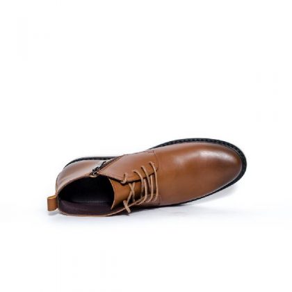 Caliber Men Lace Up Boot - Light Brown