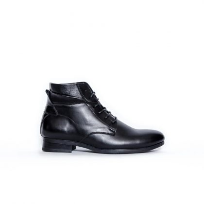 Caliber Men Lace Up Boots - Black