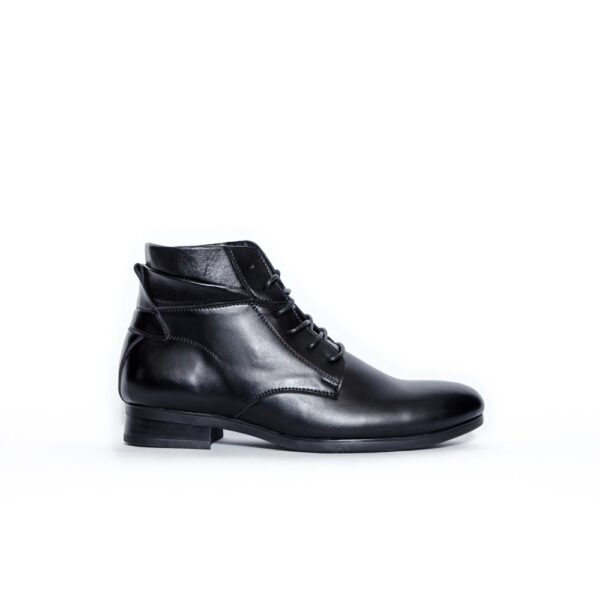 Caliber Men Lace Up Boots - Black