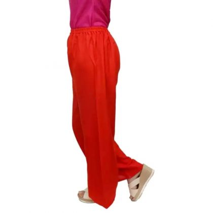 Women Solid Orange Palazzo
