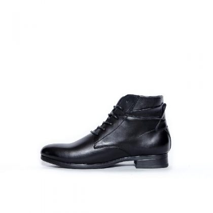 Caliber Men Lace Up Boots - Black