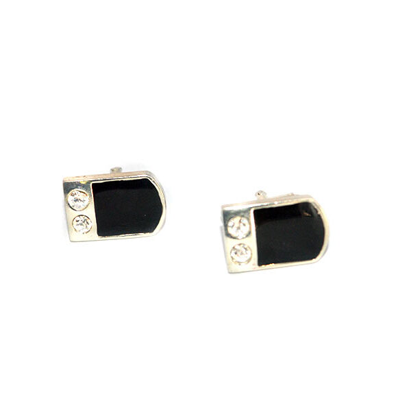 Luxury Semi-Rectangle Design Cufflinks