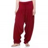 Red woolen Punjabi salwar for women