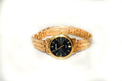 Bolano Golden Analogue Women Watch