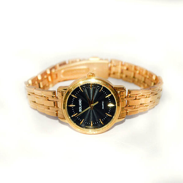 Bolano Golden Analogue Women Watch