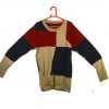 colored-blocked multicolored sweater