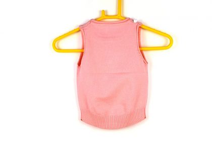 Pink Sleeveless Sweater