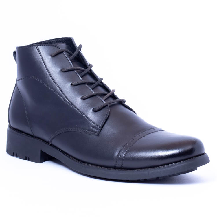 Kapadaa: Caliber Shoes Black Lace Up Lifestyle Boots For Men - ( 230 C ...