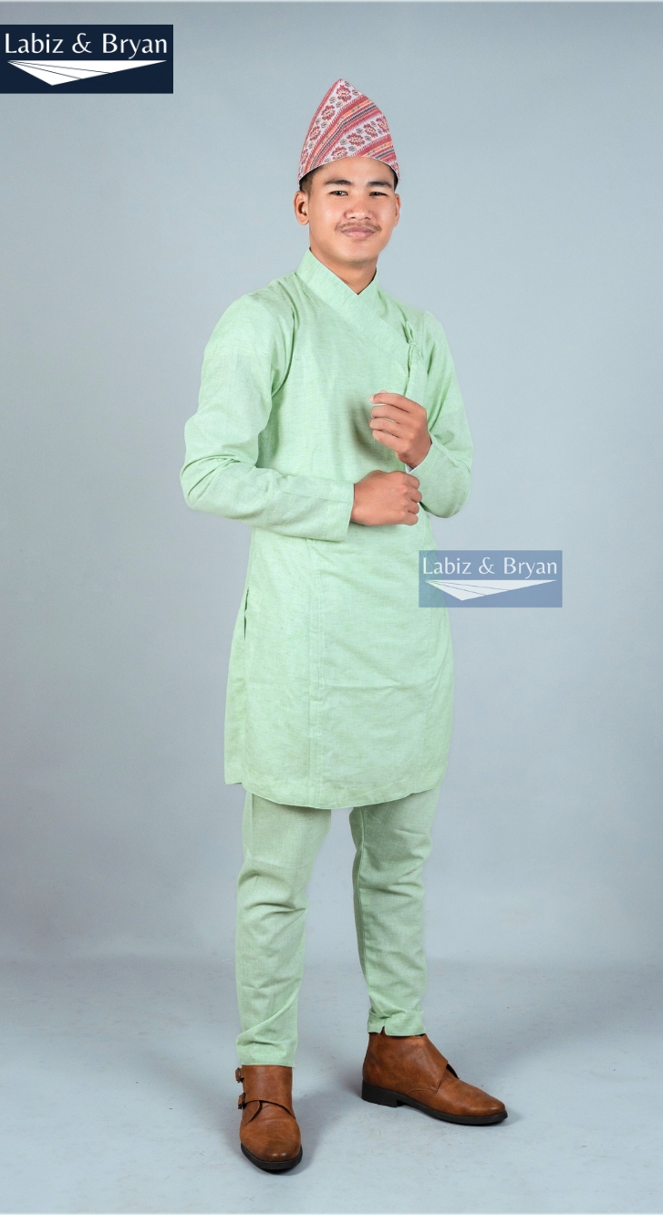 Premium Daura Suruwal for Men – Handmade Nepali Attire