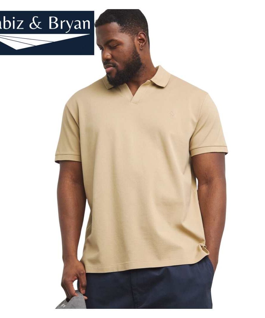 Polo Ralph Lauren Beige Pocket Stretch Polo Shirt - Men's Plus Size Polo T-Shirt