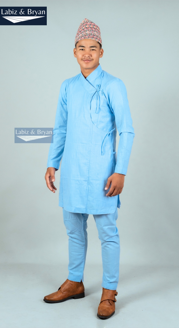 Premium Daura Suruwal for Men – Handmade Nepali Attire