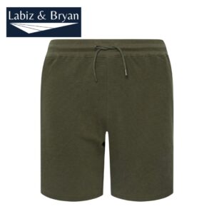 Mens BadRhino Big & Tall Green Ribbed Shorts - green