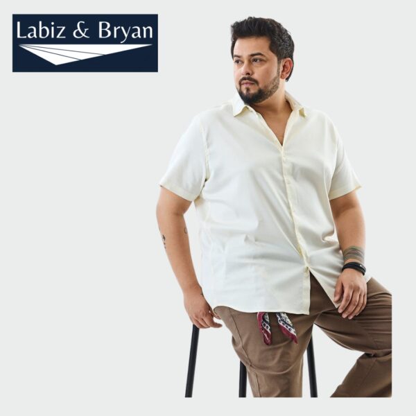 Premium blend short-sleeve shirt - Men's Plus Size Shirt