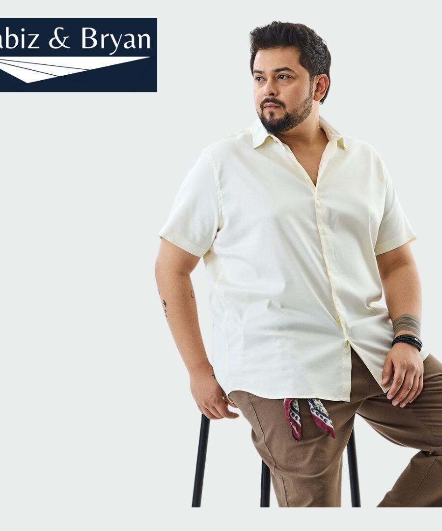 Premium blend short-sleeve shirt - Men's Plus Size Shirt