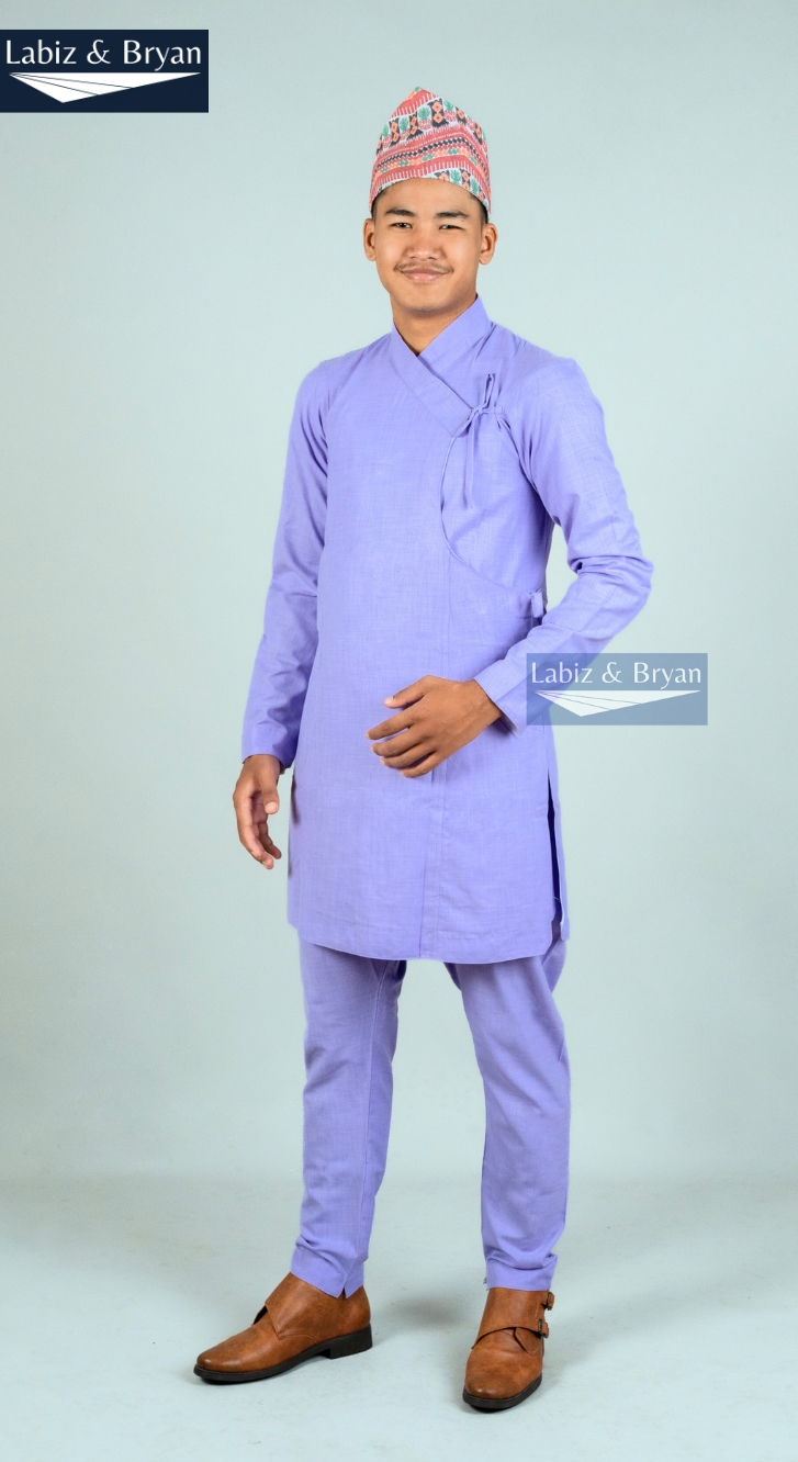 Traditional Daura Suruwal – Nepali Ethnic Wear for Men & Boys