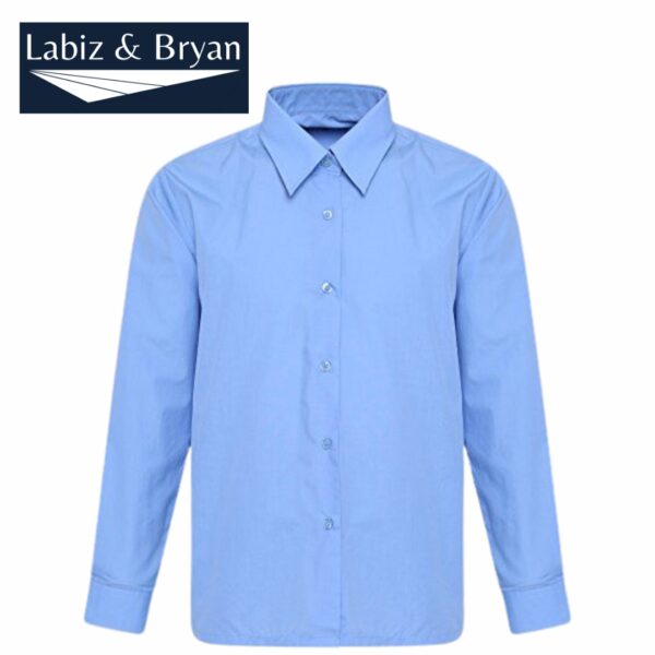Long Sleeve Shirt - School Kids | Blue-Shirt