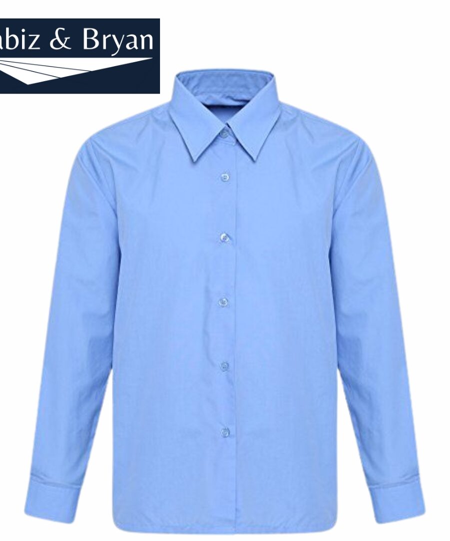 Long Sleeve Shirt - School Kids | Blue-Shirt