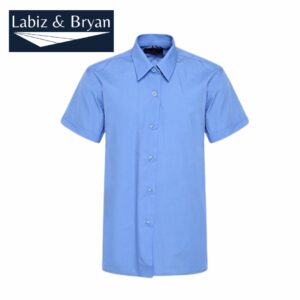 School Uniform Kids  Shirt Short Sleeve Size 2 Yrs to Adults